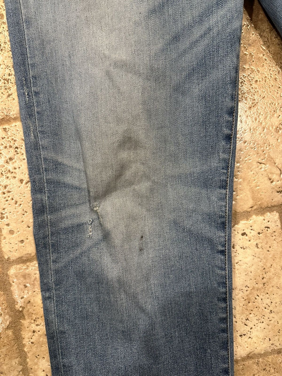 Amiri Amiri Stone Wash Blue Stack Denim Jeans Size US 38 / EU 54 - 4 Thumbnail