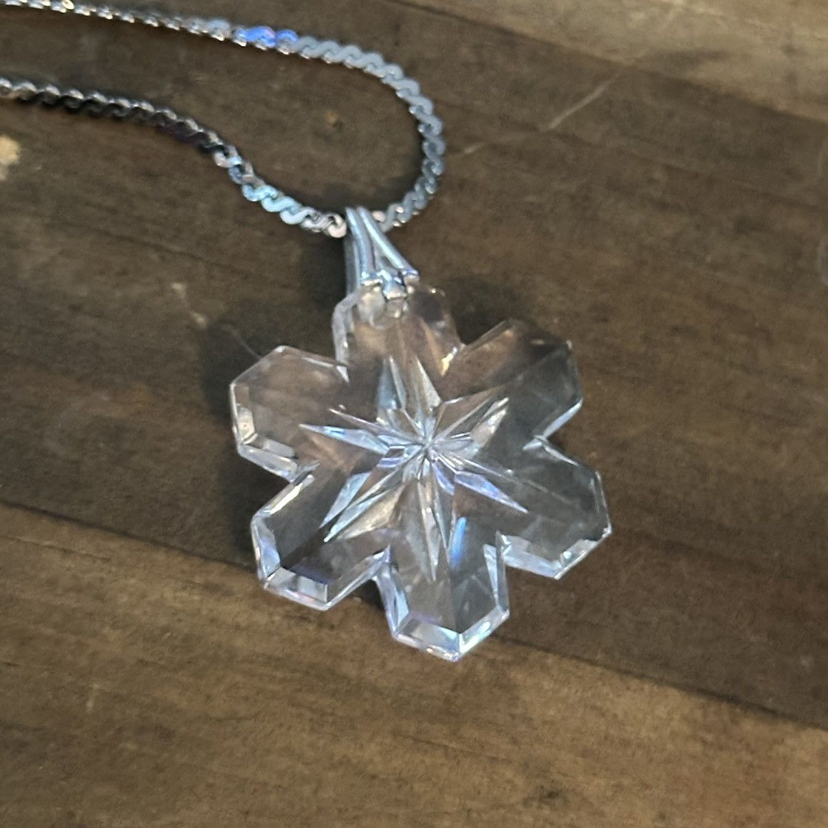 Other Vintage Napier crystal snowflake pendant necklace Size ONE SIZE - 3 Thumbnail
