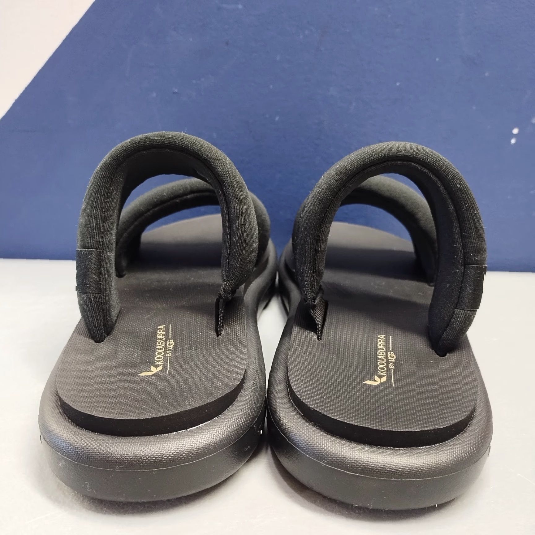 Ugg UGG Koolaburra Alane Slide Sandals Womens US 7 Black Comfort Open Toe Slip On SHOE Size US 7 / IT 37 - 5 Thumbnail
