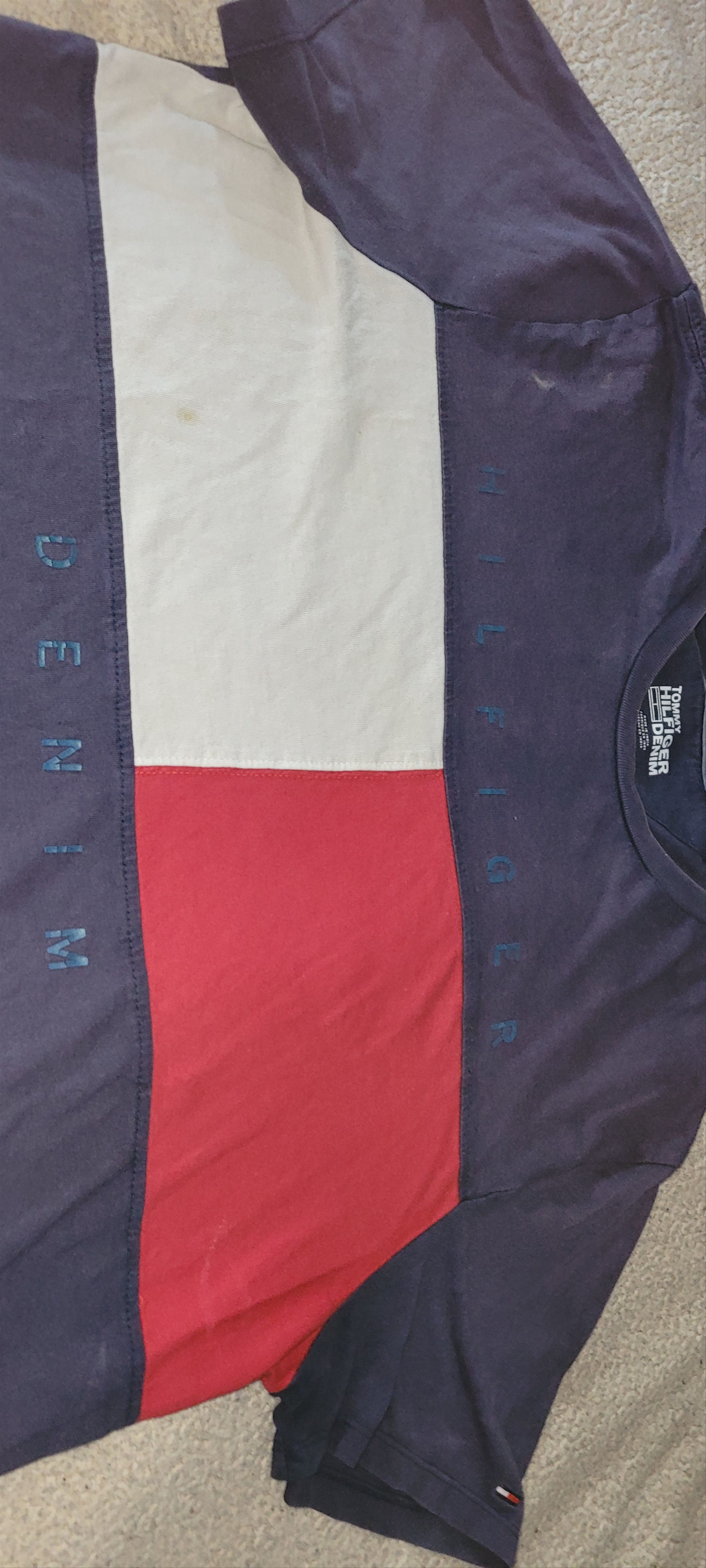 Tommy Hilfiger Navy TommyHilfiger Denim T-shirt Size US M / EU 48-50 / 2 - 3 Thumbnail