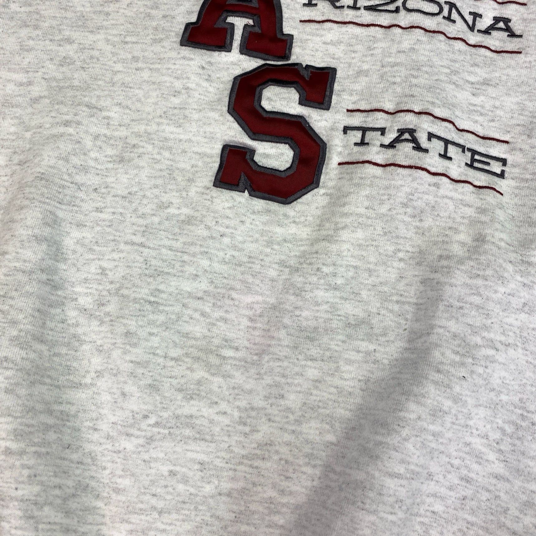 Vintage VINTAGE Heavyweight ASU Arizona State Sweatshirt Adult Medium Gray Logo Crew Neck Long Sleeve Unisex Adults Pullover All Seasons Stiched Logo USA Made Size US M / EU 48-50 / 2 - 4 Thumbnail