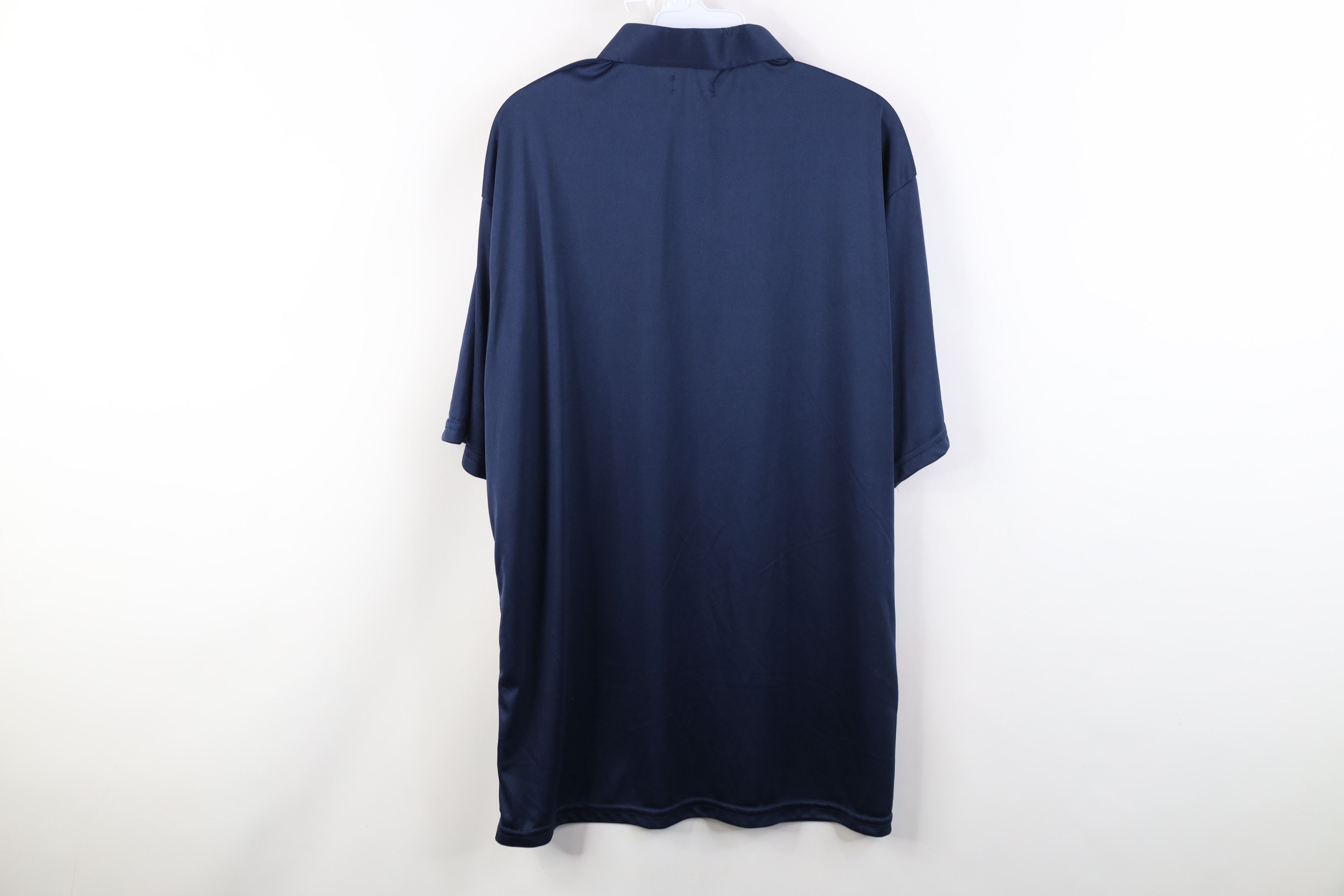 Vintage Collars and Co Performance Knit Golf Polo Shirt Navy Blue Size US XL / EU 56 / 4 - 12 Thumbnail