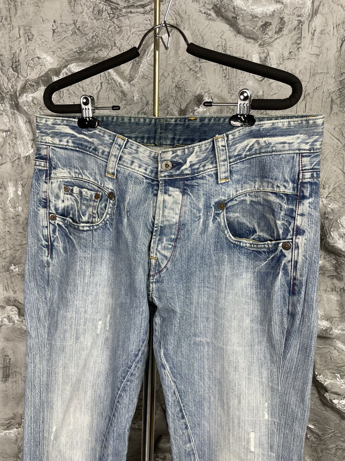 G-Star Vintage G-Star Fade Distressed Denim Jeans Y2K DG Japan Vibe Size US 36 / EU 52 - 5 Thumbnail