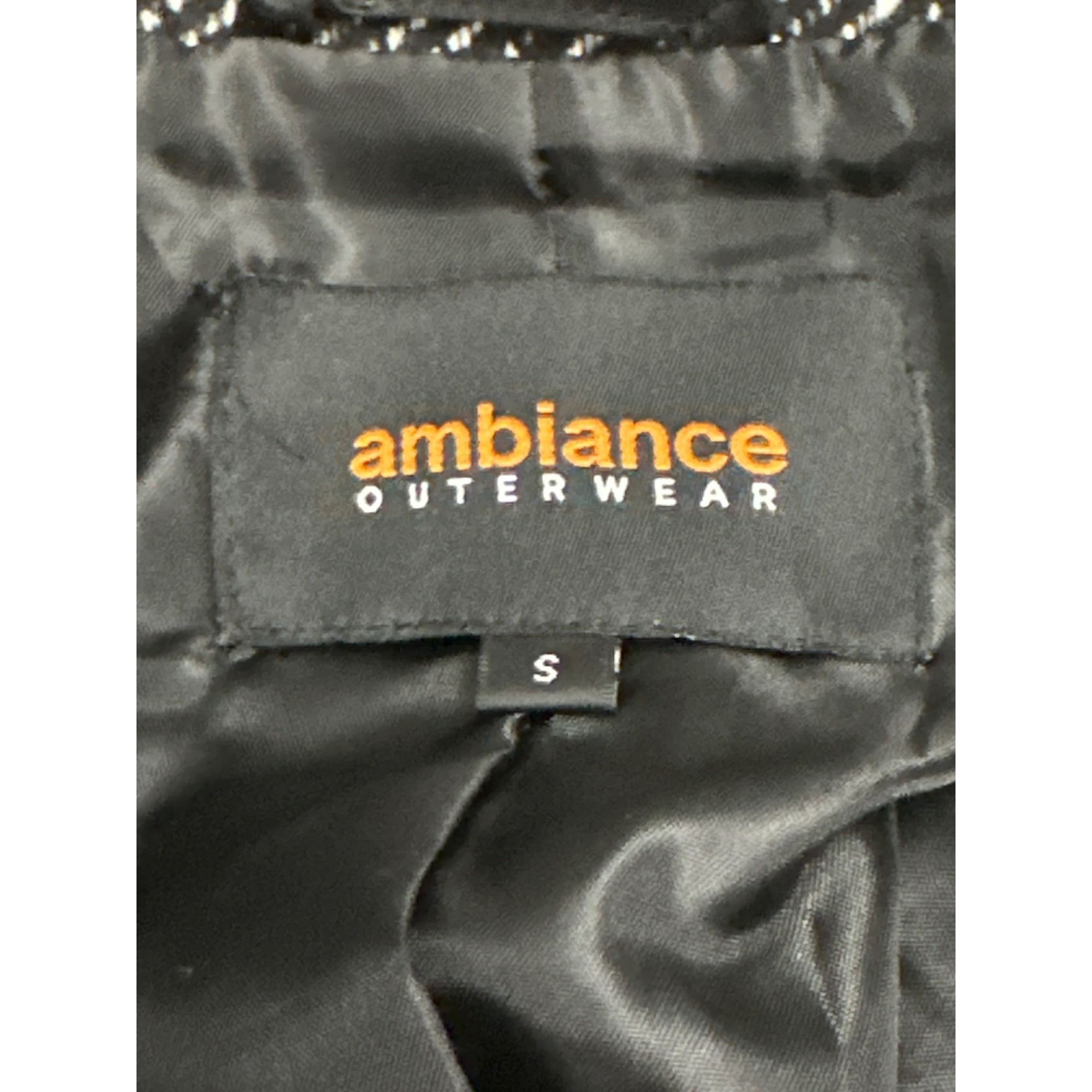 Other Ambiance Outerwear Black White Tweed Style Blazer Size Small Size S / US 4 / IT 40 - 6 Thumbnail