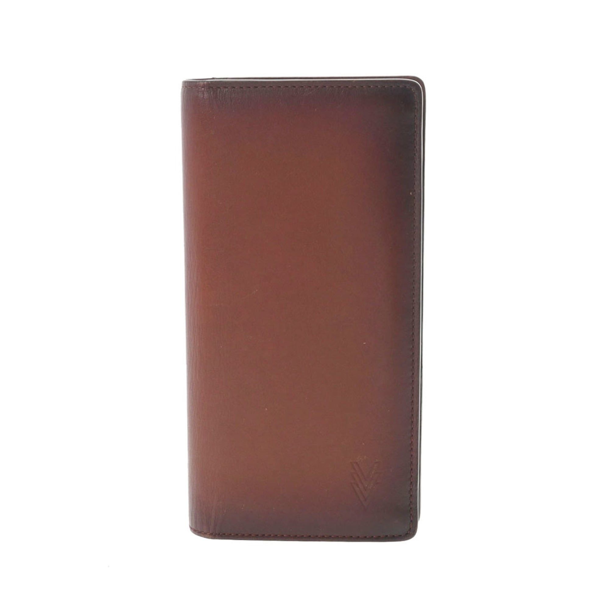 image of Louis Vuitton Nomad Portefeuille Brother Mocha M85093 Men's Leather Long Wallet in Black