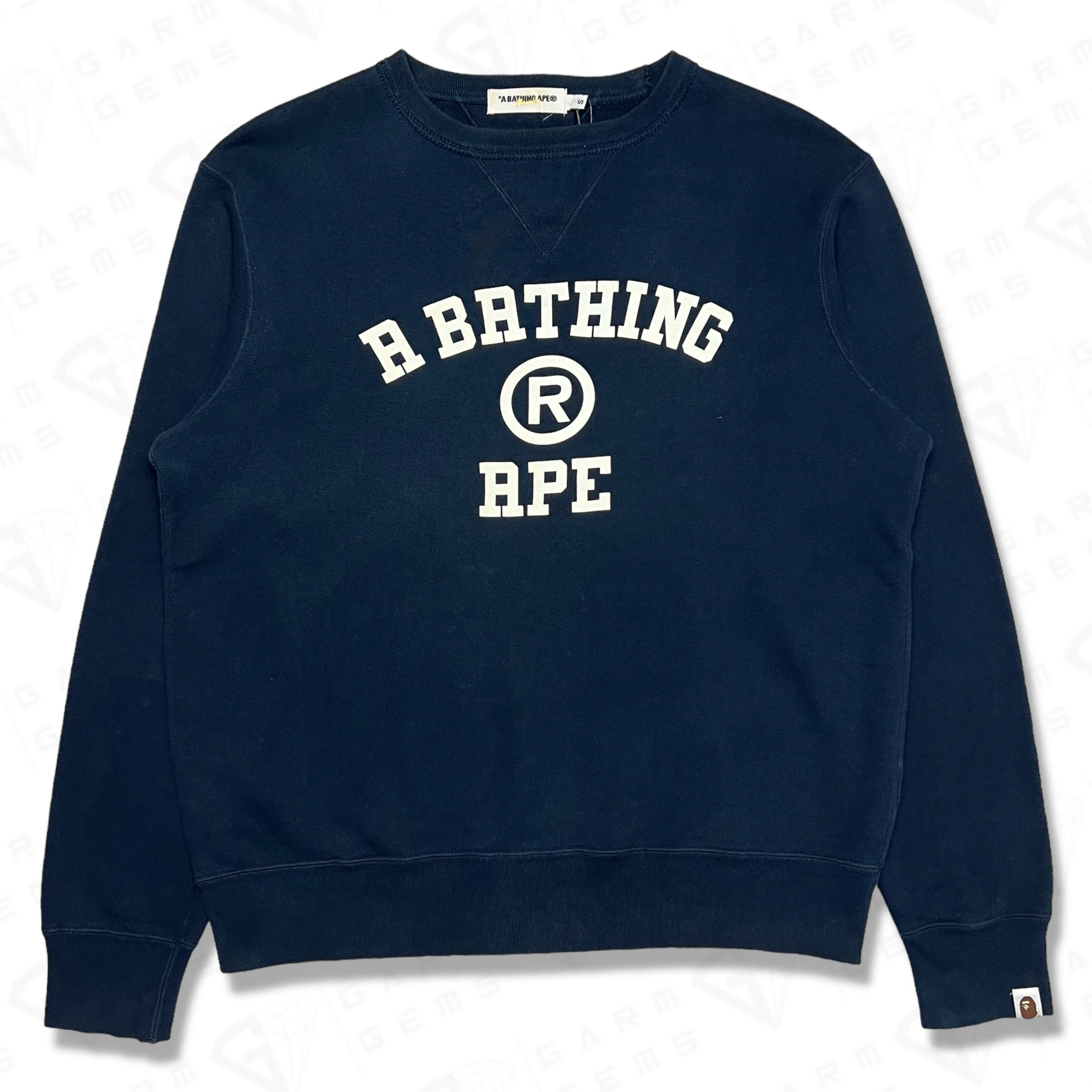 Bape A Bathing Ape Logo Sweatshirt Size US S / EU 44-46 / 1 - 1 Thumbnail
