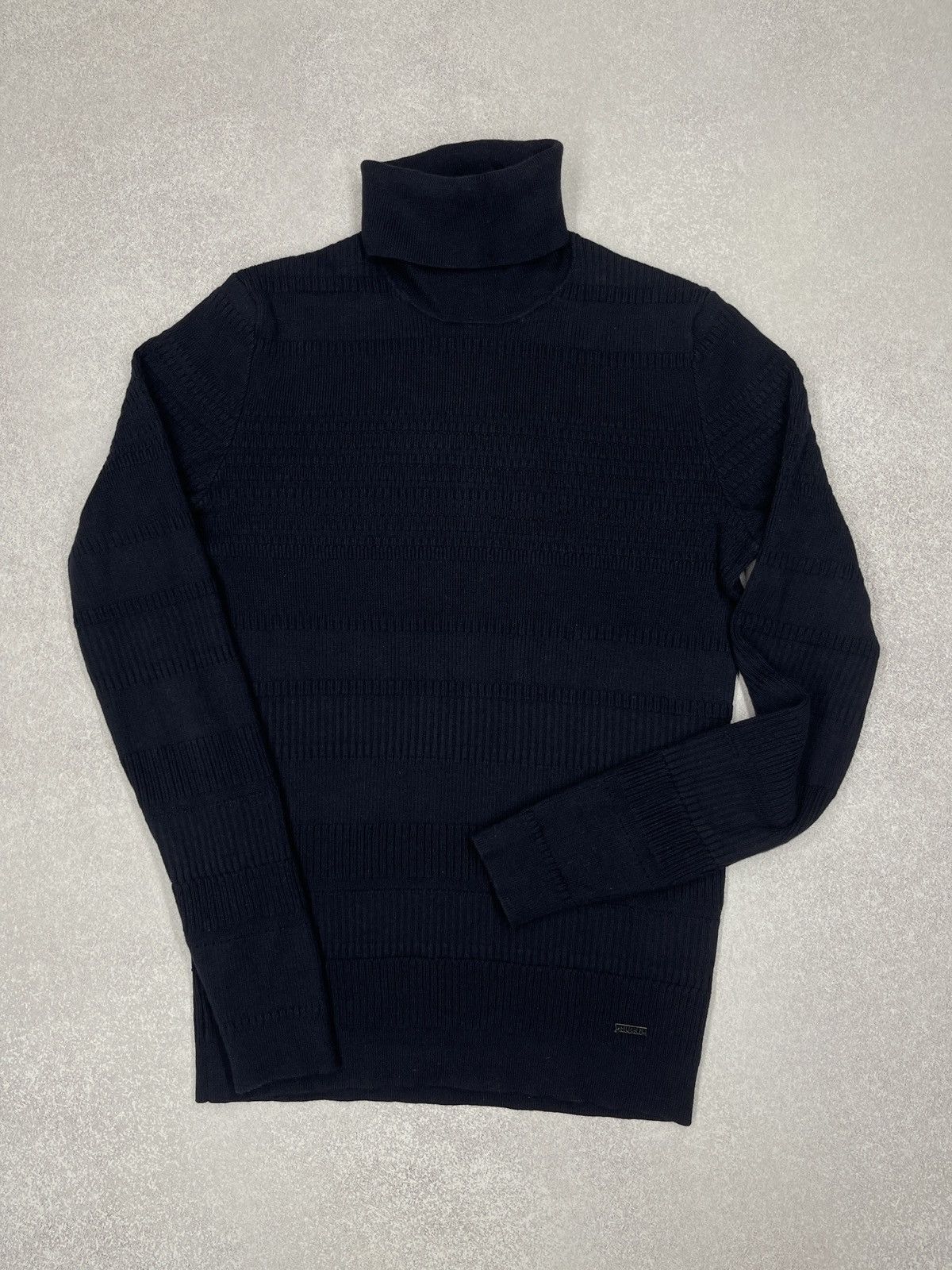 Hugo Boss Mens Hugo Boss Smaximo Knit Turtleneck Navy Size M Size US M / EU 48-50 / 2 - 2 Thumbnail