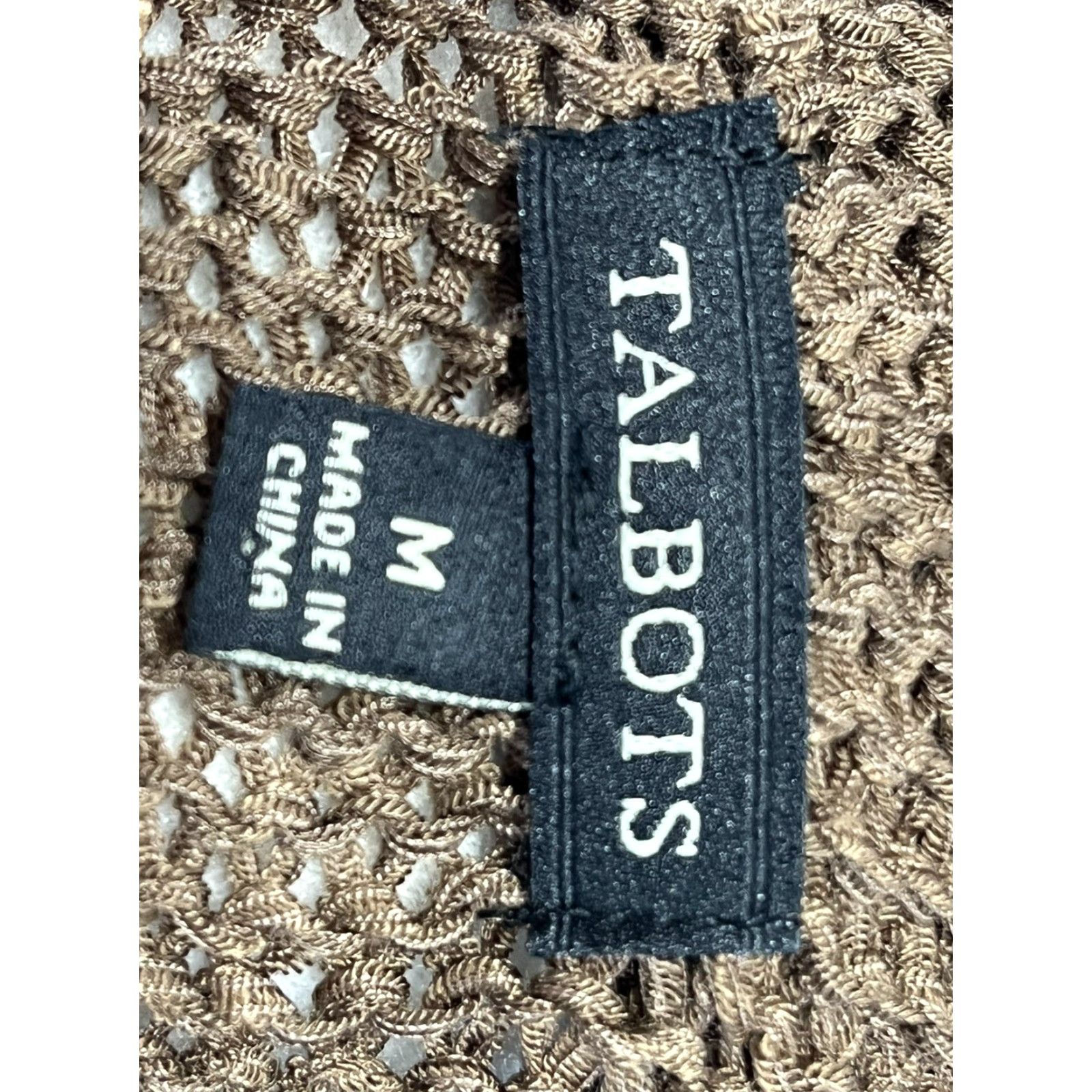Talbots Talbots Cardigan Sweater Shirt Women Loose Knit Open Front Sz M Brown Cotton Blend All Seasons Open Front Cardigan Womens Medium Brown Size M / US 6-8 / IT 42-44 - 5 Thumbnail