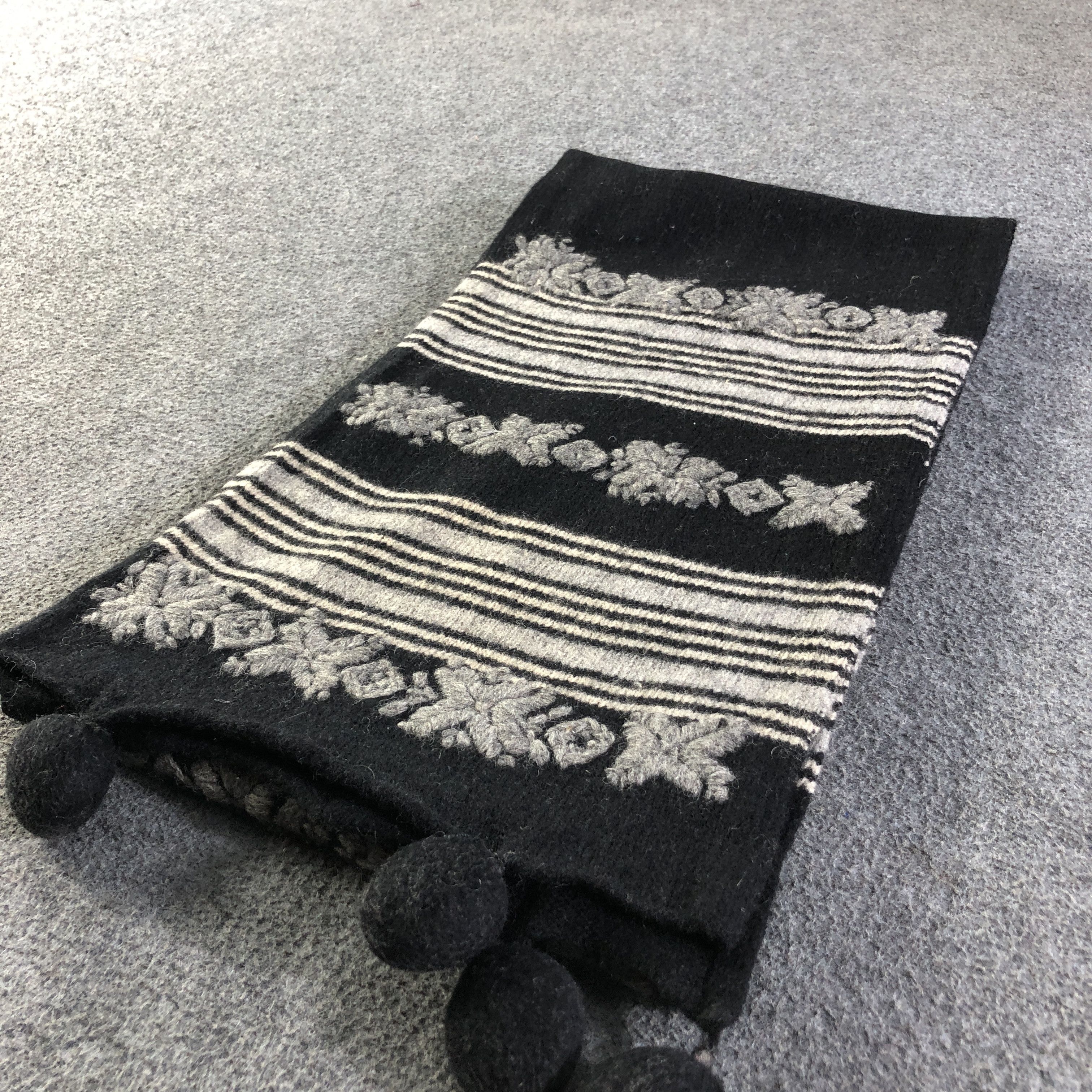 J.Crew J.Crew Wool Scarf Muffler Neckwear V2743 Size ONE SIZE - 4 Thumbnail