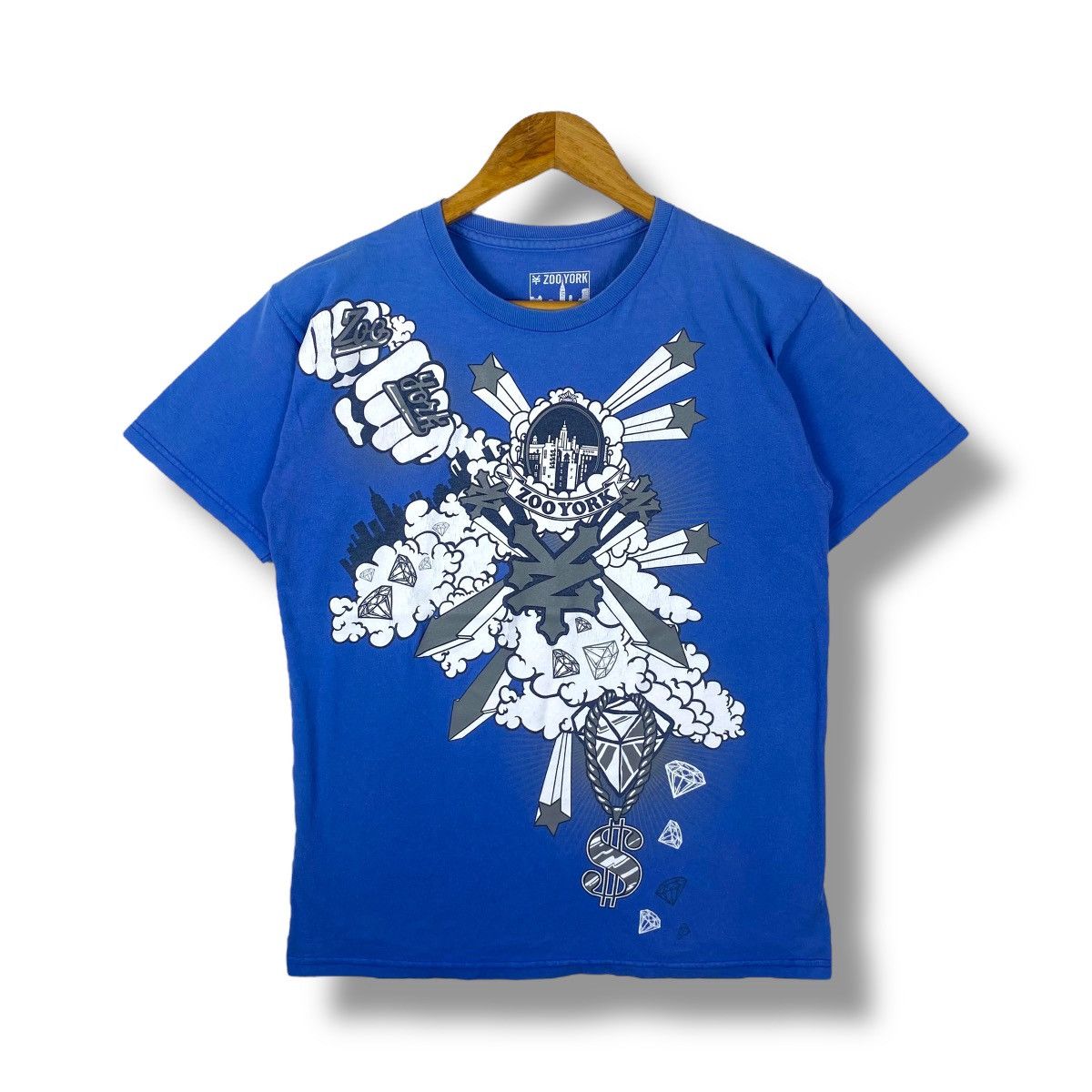 Zoo York Vintage 00's ZOO YORK Graffiti Modern Streetwear Graphic Tee Size US S / EU 44-46 / 1 - 1 Thumbnail