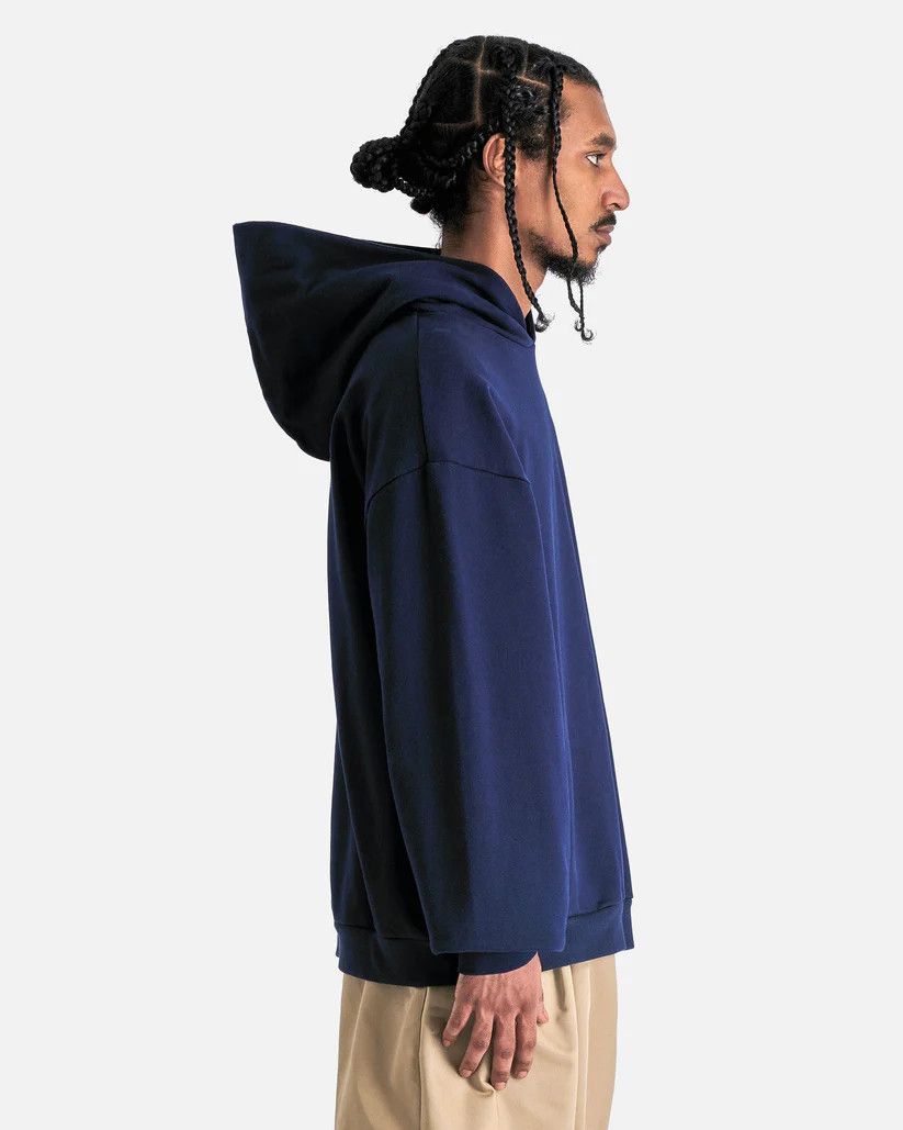 Marni o1w1db1em1224 Floral Logo Loopback Hoodie in Navy Size US M / EU 48-50 / 2 - 3 Thumbnail