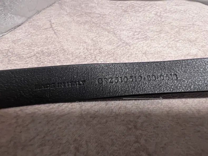 Saint Laurent Paris Saint Laurent Paris size 80 Square buckle black belt with Size ONE SIZE - 4 Thumbnail