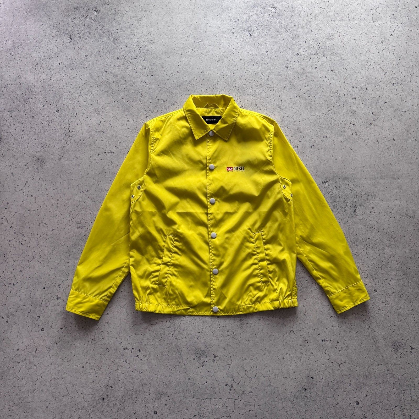 Diesel Diesel Jromanp Jacket Button Up Nylon Windbreaker Size US S / EU 44-46 / 1 - 2 Thumbnail