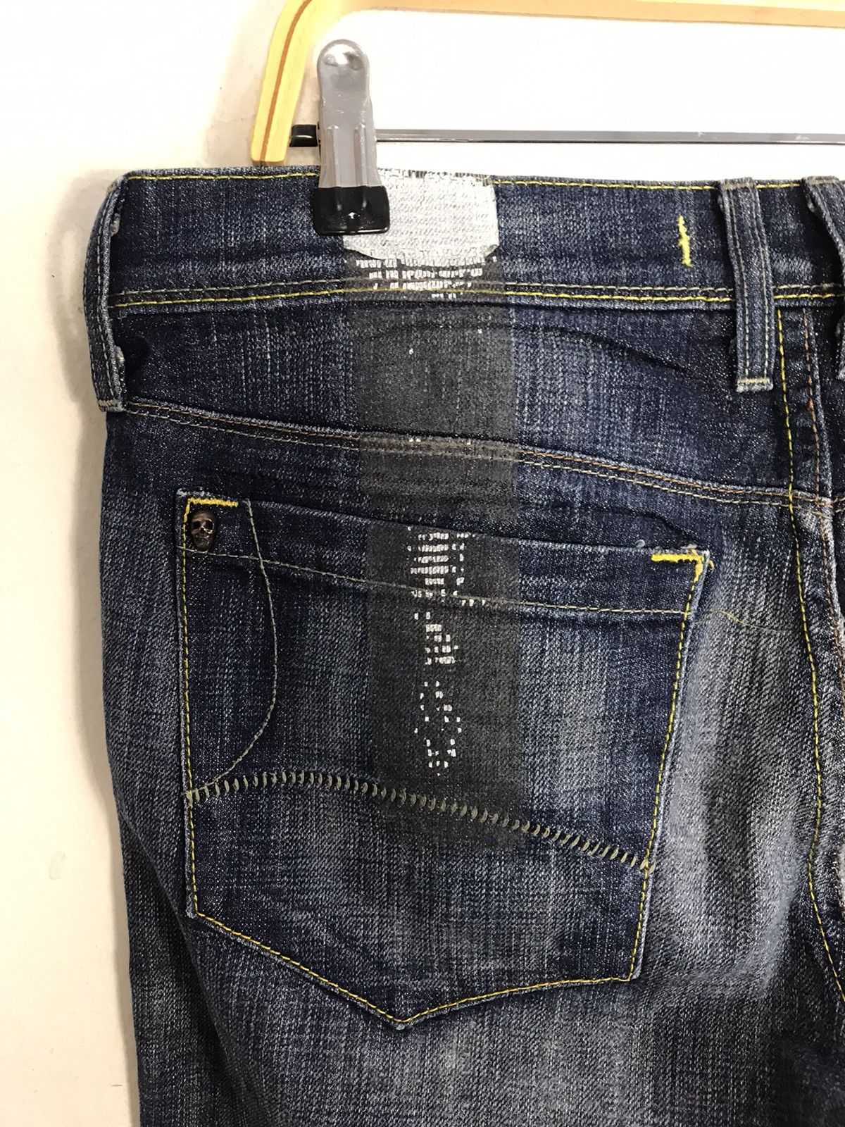 Japanese Brand Buiry Couture Indigo Denim Straight Cut Fits Size 34 Size US 34 / EU 50 - 7 Thumbnail