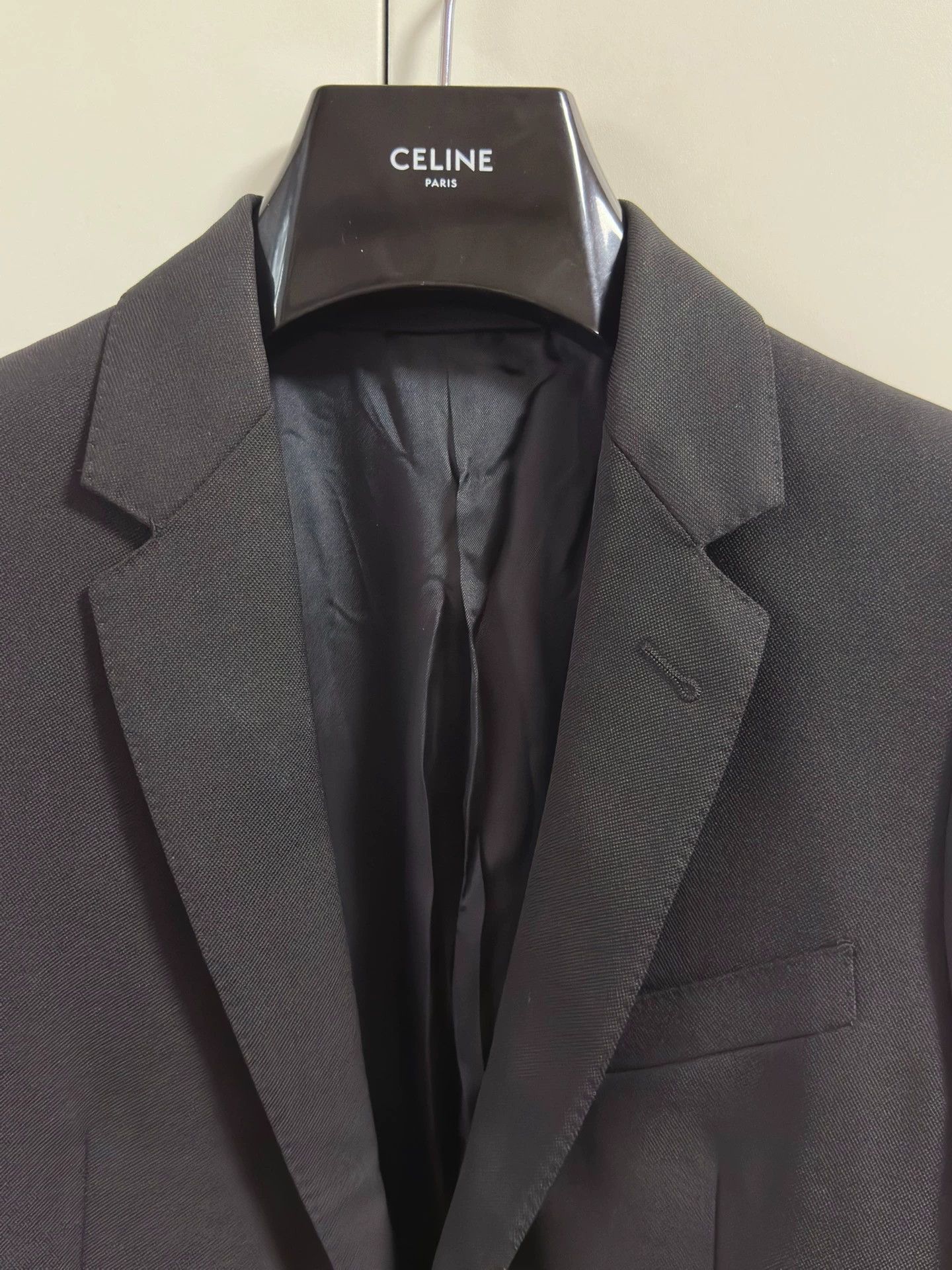 Celine CELINE Women's Black Basic Suit Jacket, Celine Wool Blazer Size S / US 4 / IT 40 - 3 Thumbnail