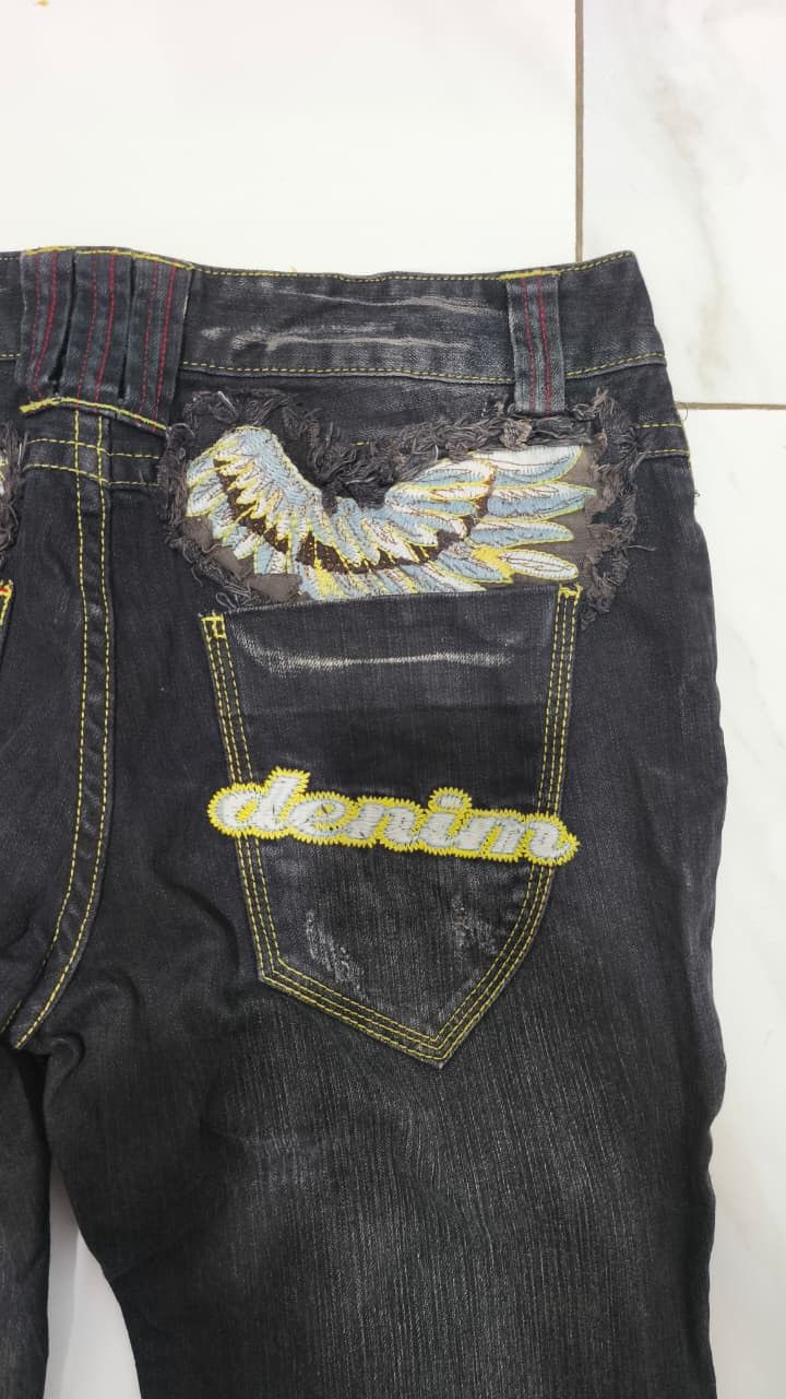 Japanese Brand Aspec Wings flare jeans pants Size 30" / US 8 / IT 44 - 10 Thumbnail