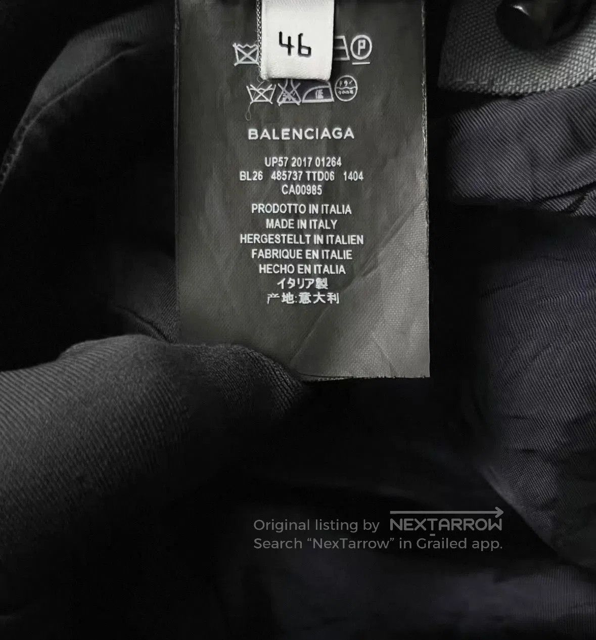 Balenciaga Balenciaga FW21 Solid Zip Parka Coat . Size US S / EU 44-46 / 1 - 4 Thumbnail