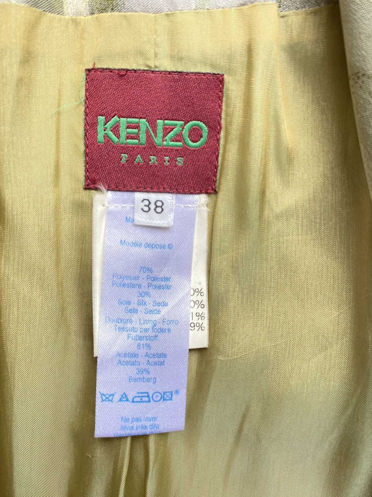 Kenzo KENZO vintage plaid jacket Size ONE SIZE - 7 Thumbnail