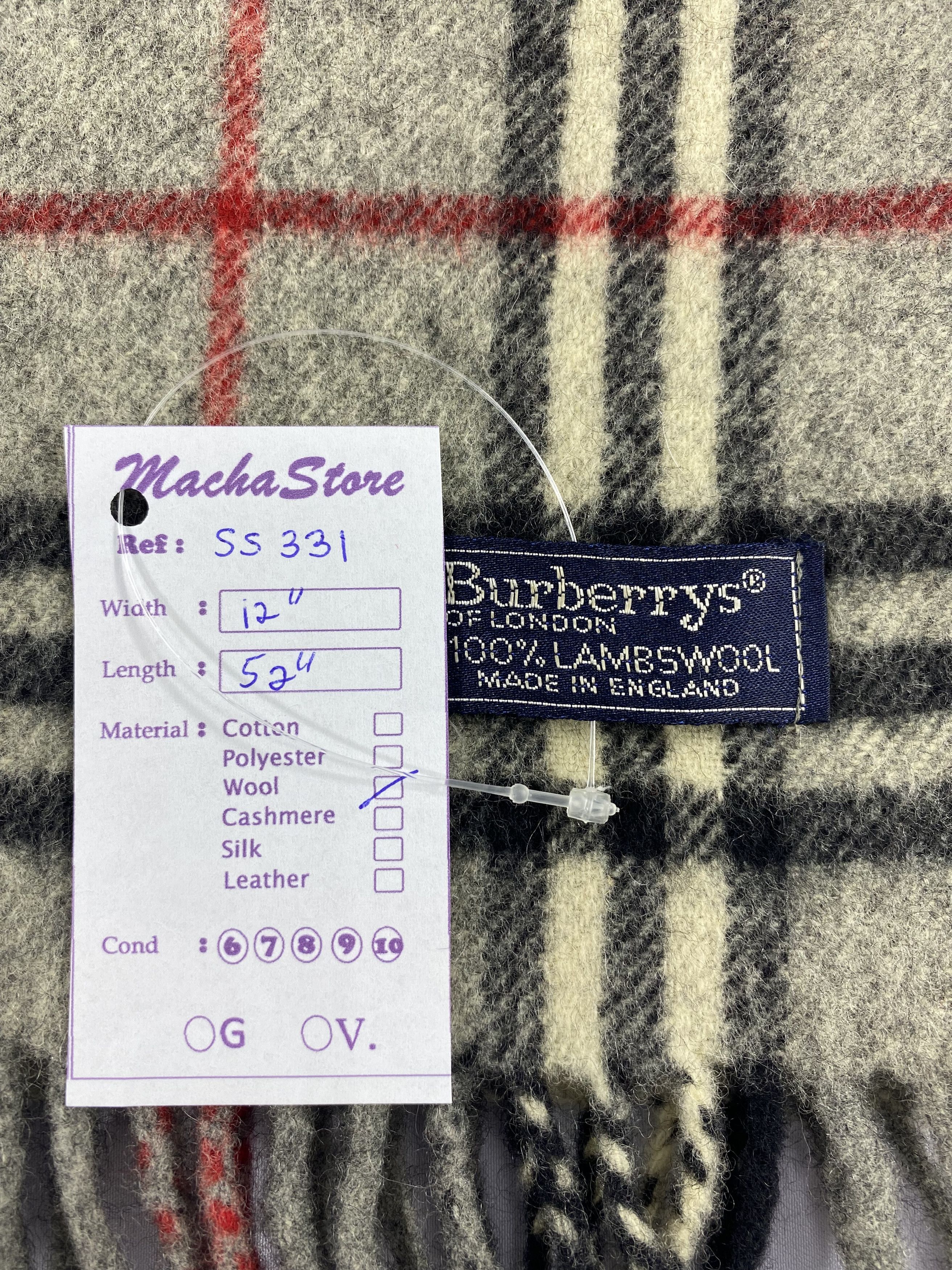 Burberry Vintage Burberry Scarf / Muffler / Neckwear Size ONE SIZE - 5 Thumbnail