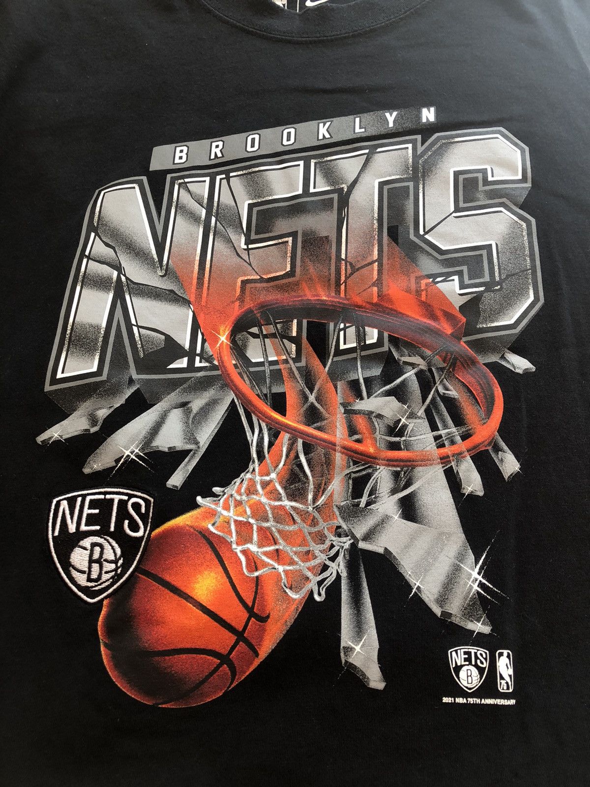 NBA RARE NIKE BROOKLYN NETS NBA BASKETBALL TEE SHIRT Size US L / EU 52-54 / 3 - 2 Thumbnail
