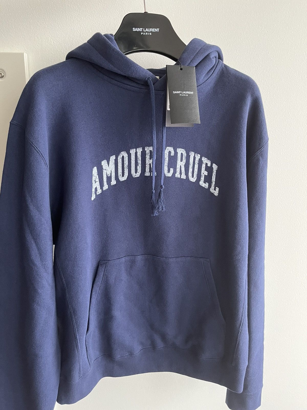 Hedi Slimane $1,095 Value Super Runway Saint Laurent Hoodie Size US M / EU 48-50 / 2 - 7 Thumbnail