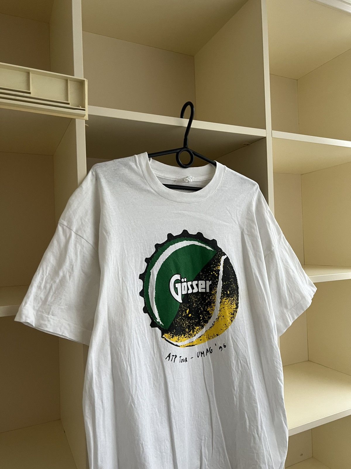 Vintage Vintage 1996 Gösser Beer Art Tour Umag T-Shirt 90s Size XL Size US XL / EU 56 / 4 - 5 Thumbnail