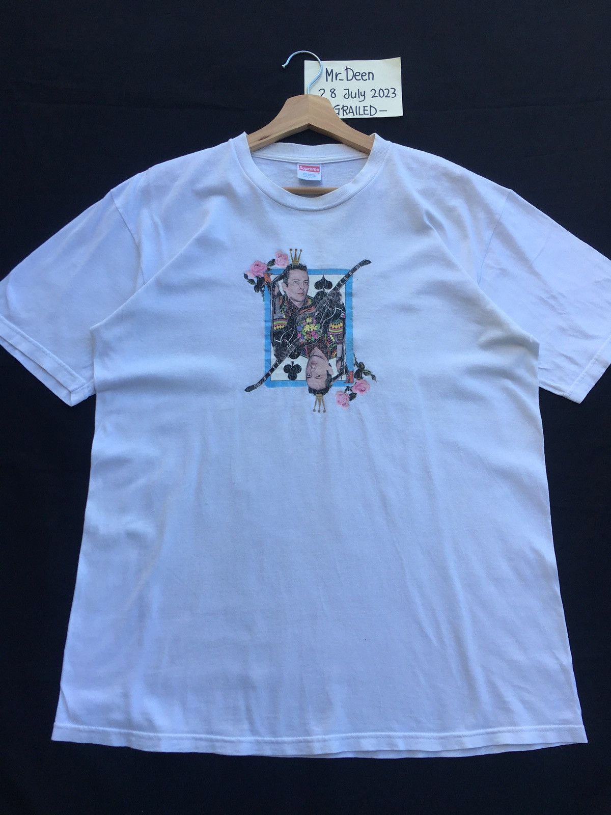 Supreme Rarest Supreme x Joe Strummer 2001 Printed Tshirt Size US L / EU 52-54 / 3 - 5 Thumbnail