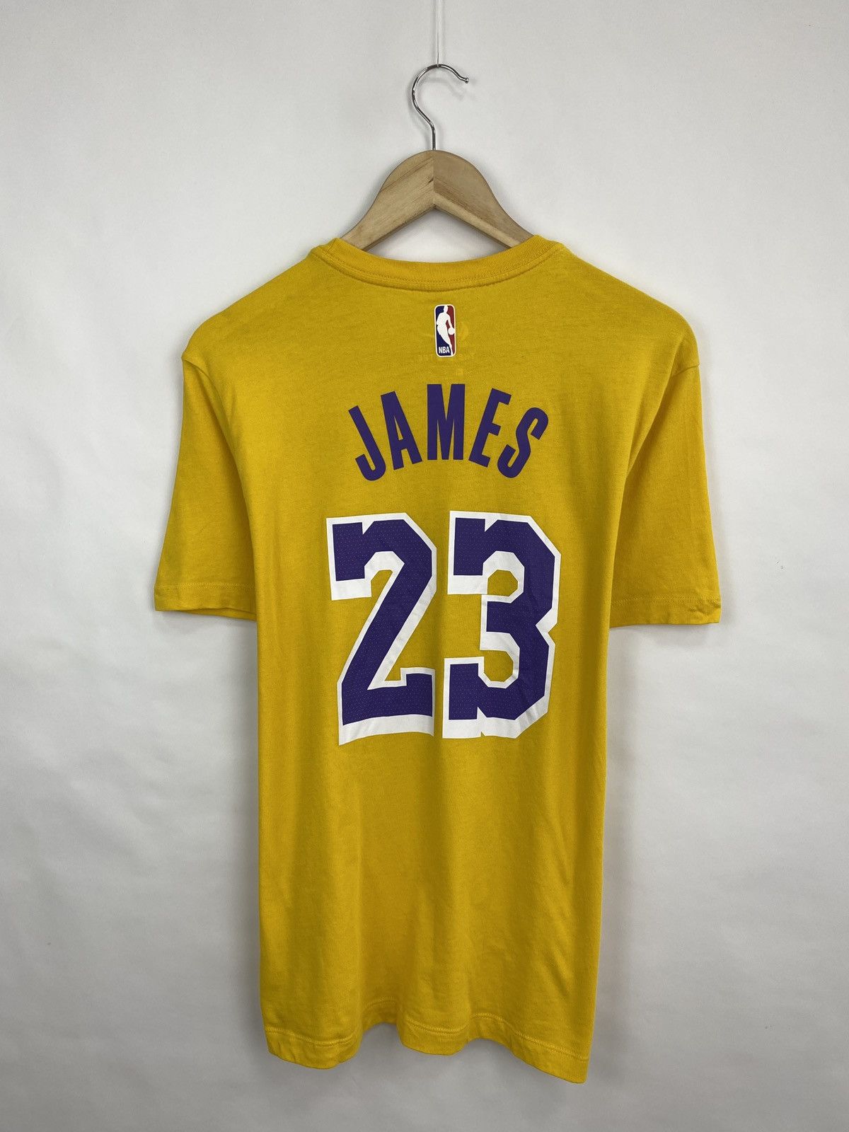 NBA 🇺🇸 Y2K Nike Lebron James 23 L. A. Lakers T-Shirt Y2K Just Don Size US M / EU 48-50 / 2 - 9 Thumbnail