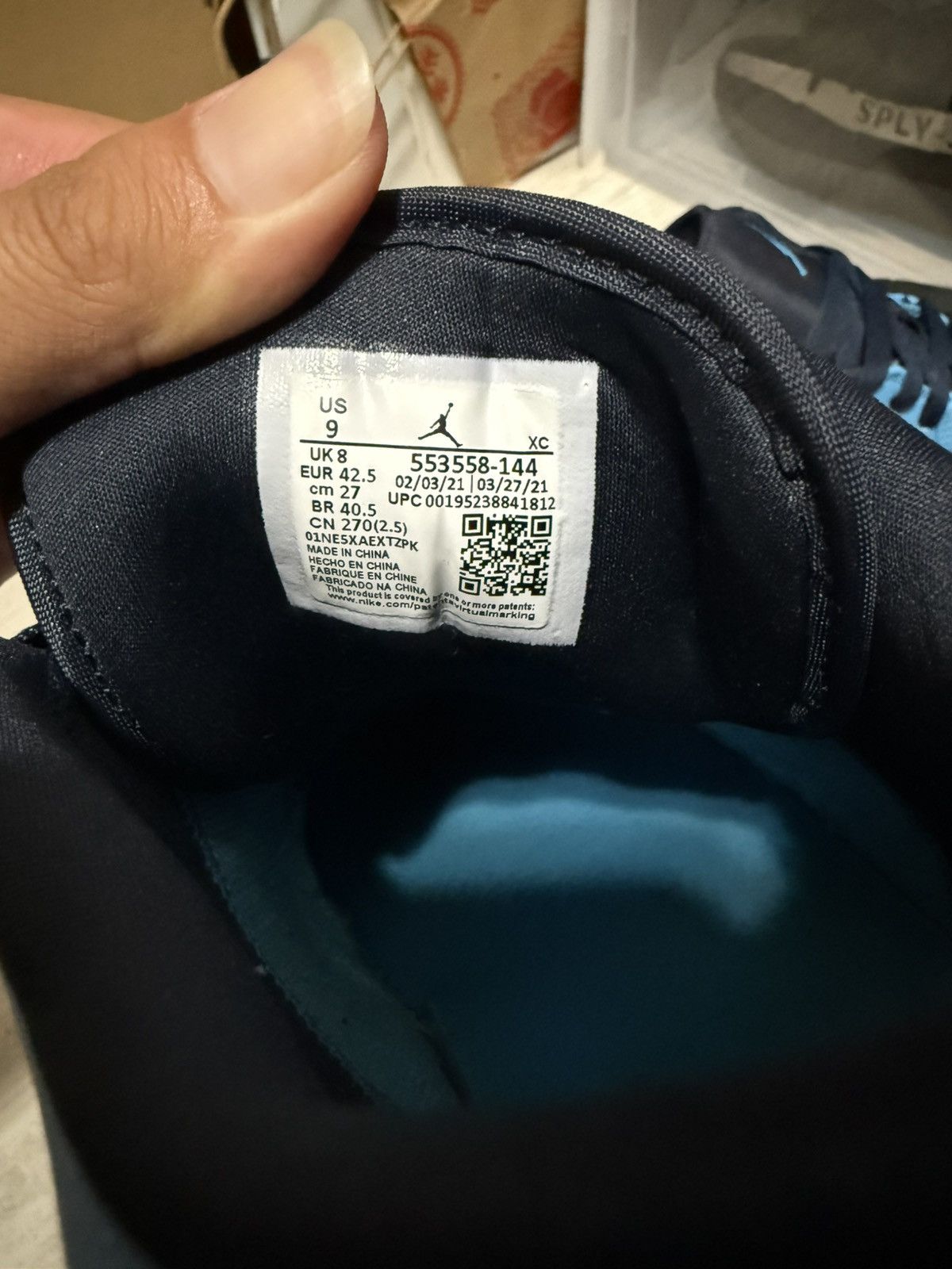 Jordan Brand Air Jordan 1 Low UNC 2021 Size US 9 / EU 42 - 8 Thumbnail