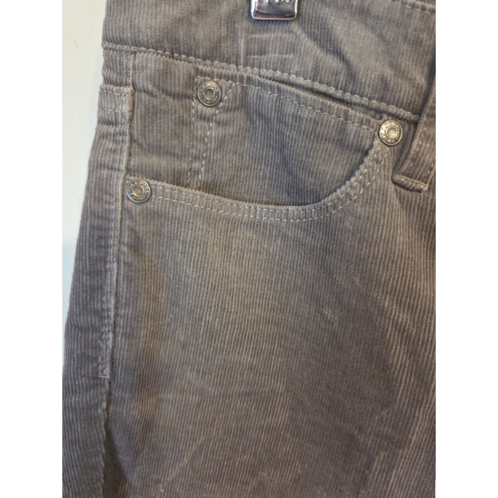 Talbots Talbots Flawless Five Pocket Gray Corduroy Pants Petites Size 10 Straight Womens Size 32" / US 10 / IT 46 - 3 Thumbnail