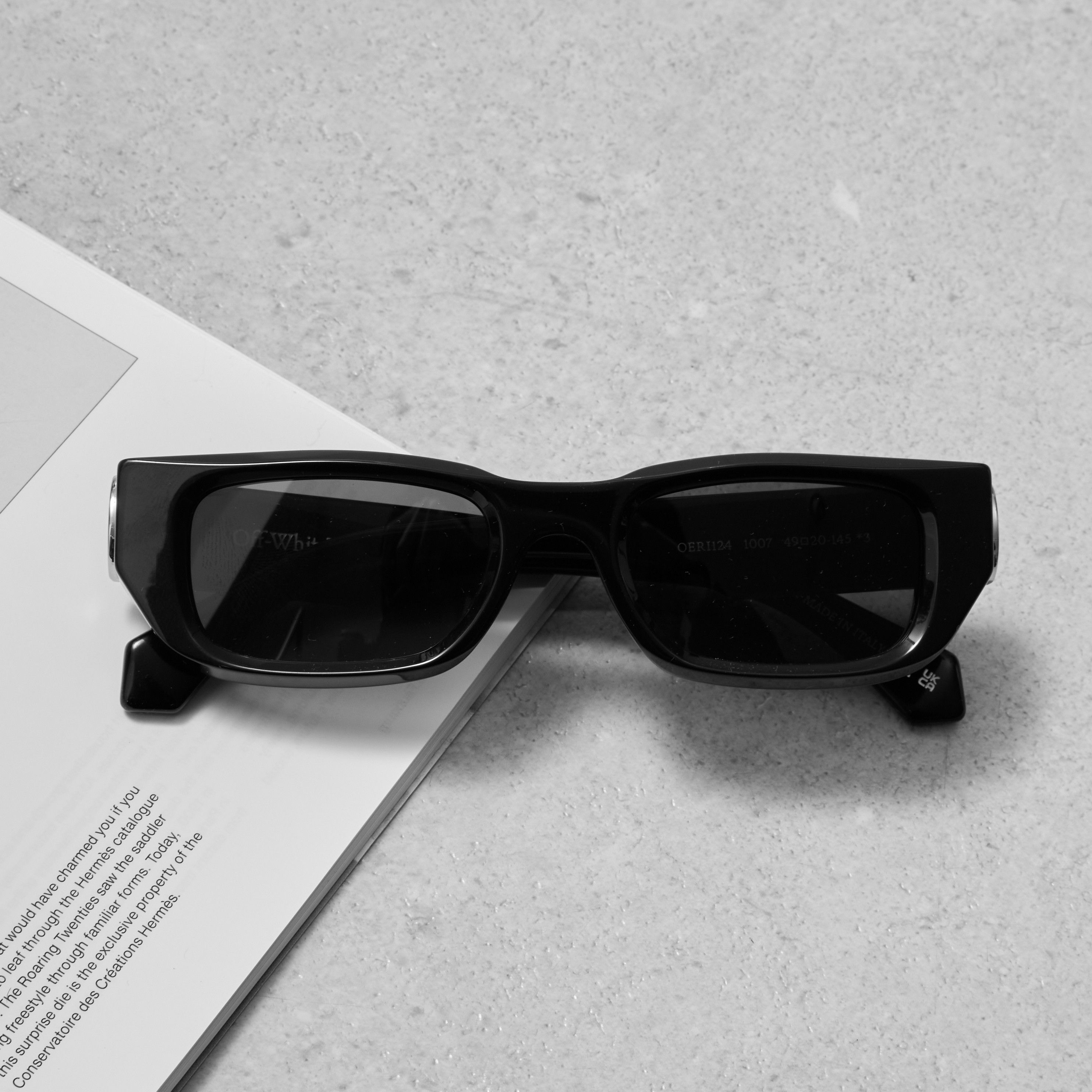 Off-White OFF WHITE Fillmore Rectangular Frame Sunglasses Size ONE SIZE - 2 Thumbnail