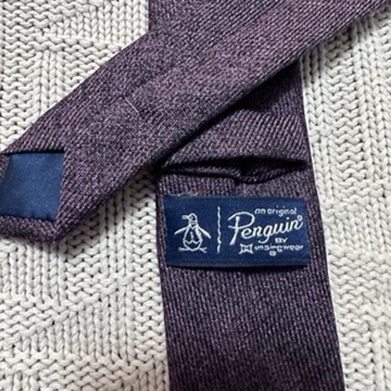 Original Penguin Original Penguin purple skinny tie Size ONE SIZE - 3 Thumbnail