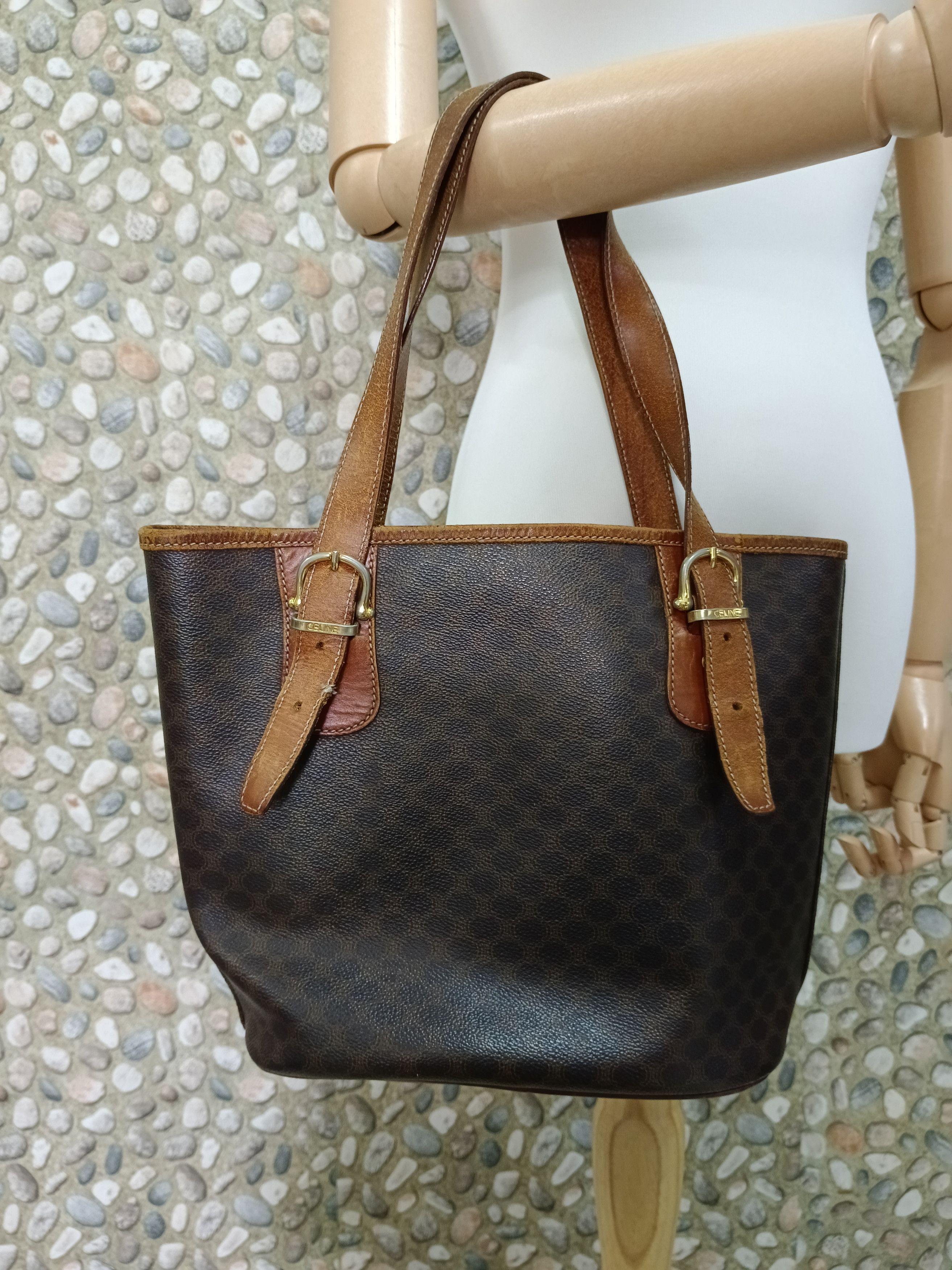 Celine CELINE MACADAM TOTE BAG Size ONE SIZE - 7 Thumbnail