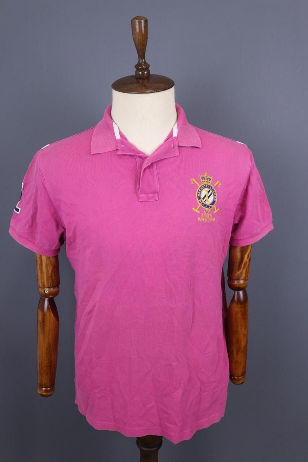 Hackett Hackett Tailored Fit Embroidered Logo Polo Shirt Size L Size US L / EU 52-54 / 3 - 1 Thumbnail