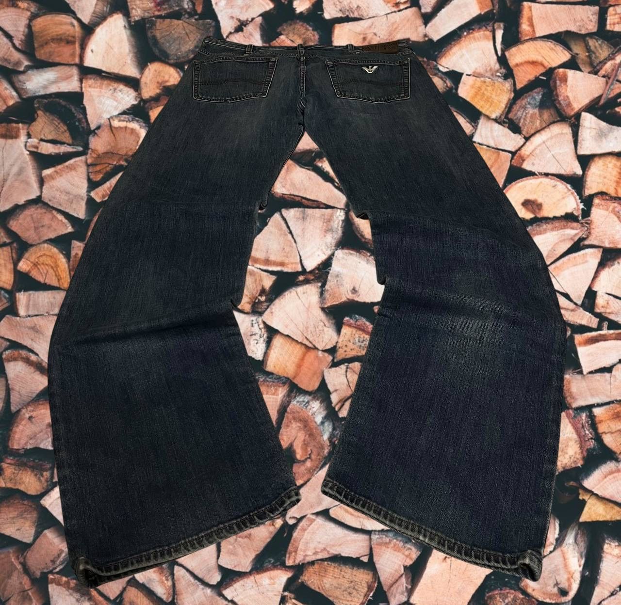 Armani × Japanese Brand × Vintage RARE vintage Armani baggy jeans Japanese Y2K Size US 34 / EU 50 - 1 Thumbnail