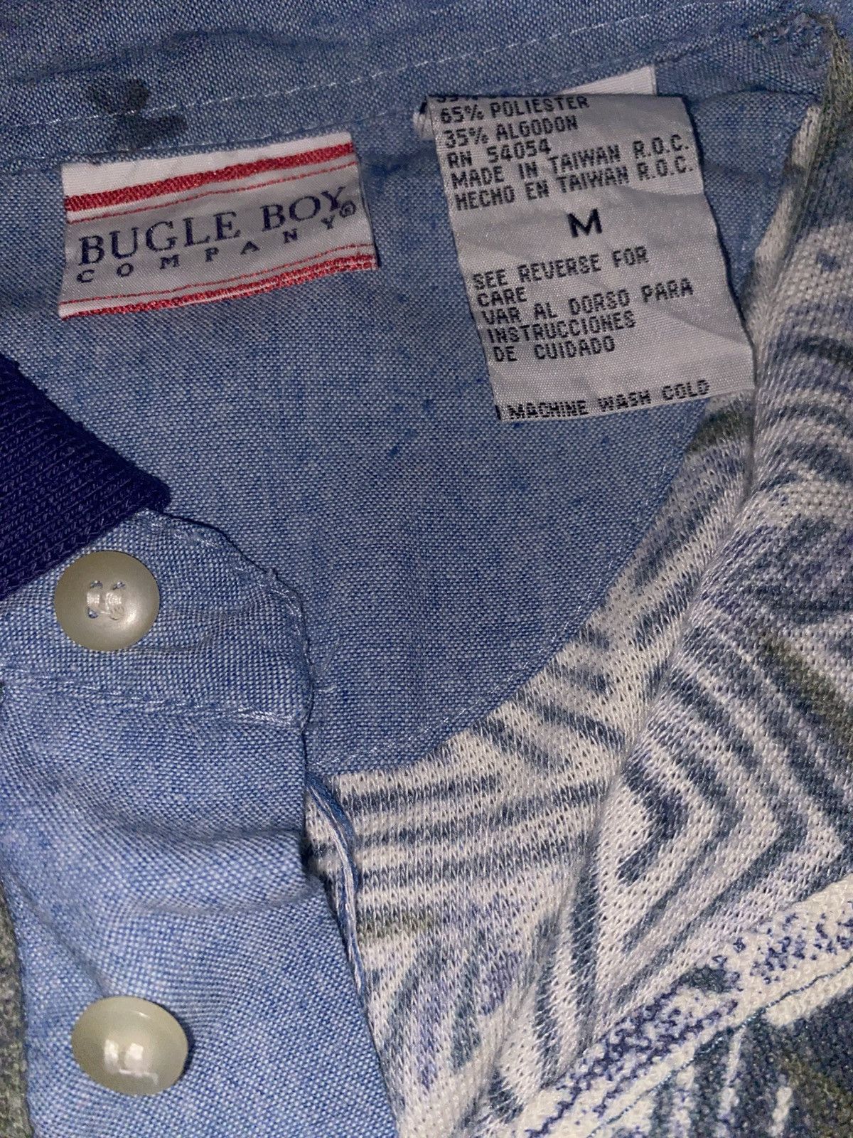 Bugle Boy 90s Vintage Bugle Boy Polo Size US M / EU 48-50 / 2 - 5 Thumbnail