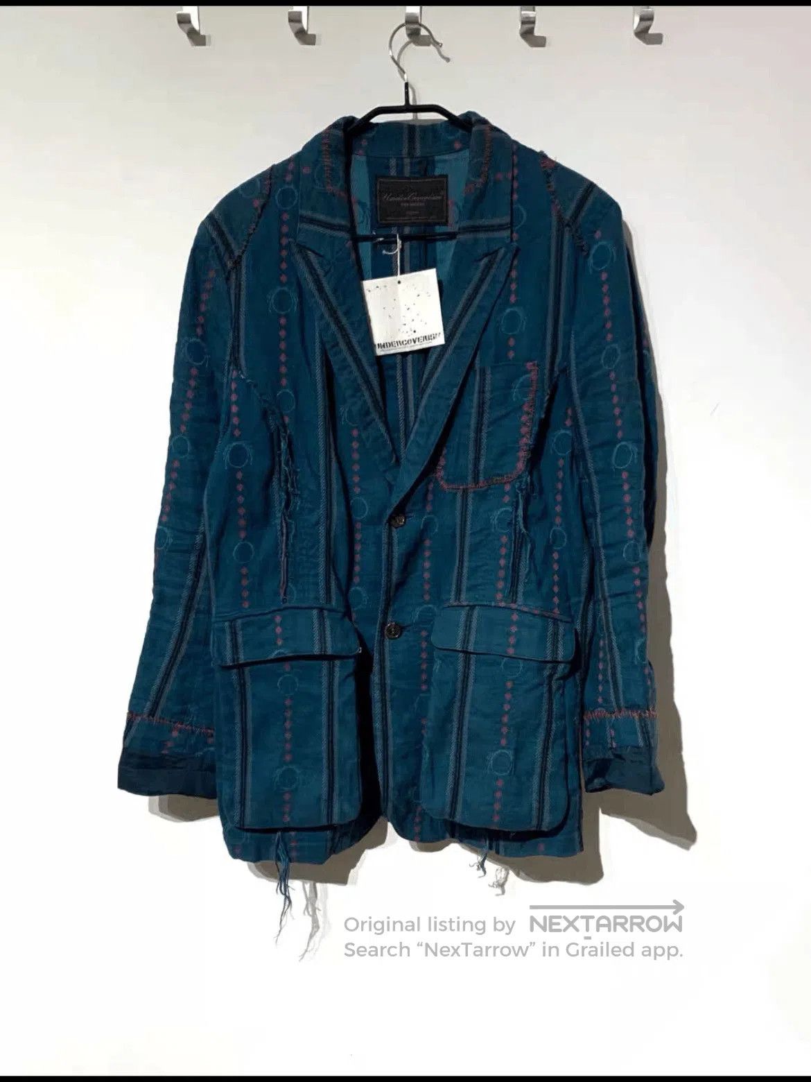 Undercover 03SS SCAB Distressed Patch Jacket.