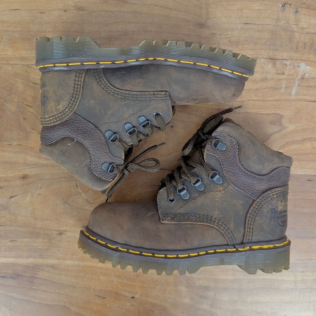 Dr. Martens Vintage UK Made Steel Toe Dr. Martens Leather Boots UK4 Size US 6 / IT 36 - 5 Thumbnail