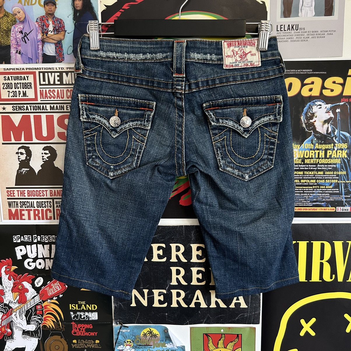 True Religion Vintage True Religion Shorts Denim Size US 28 / EU 44 - 6 Thumbnail