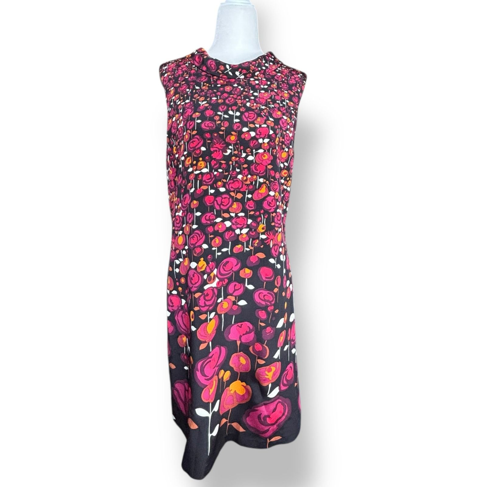 navy blue dress for baby girl NWT Elie Tahari Plaid Zip Close A-Line Dress Size 4, Ret. $325, Business  CLASSIC main image 1