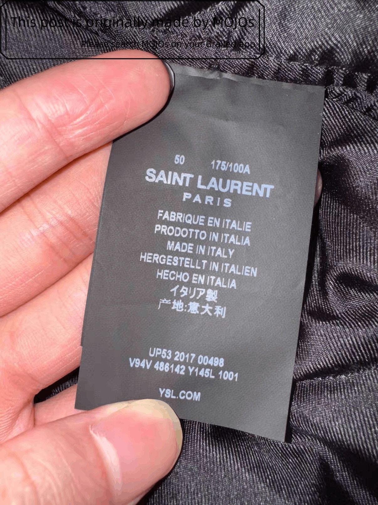 Saint Laurent Paris Sz 50 Saint Laurent PAris Scale Teddy Jacket mojos1316 Size US M / EU 48-50 / 2 - 8 Thumbnail