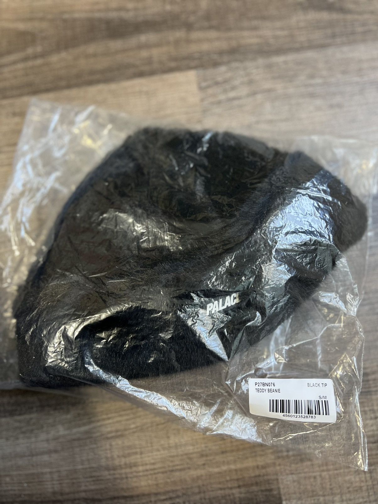 Palace Palace Teddy Beanie S/M Black Tip Size ONE SIZE - 4 Thumbnail