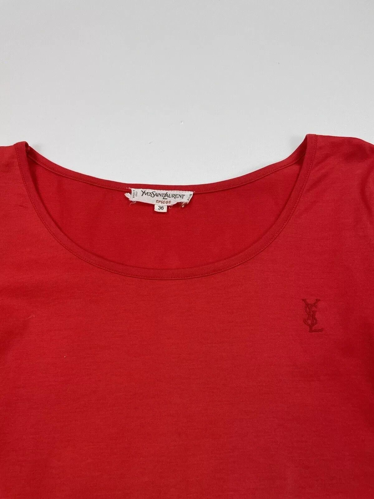 Yves Saint Laurent Vintage 1990s 90s YSL Yves Saint Laurent Top Long Sleeve Size XS / US 0-2 / IT 36-38 - 8 Thumbnail