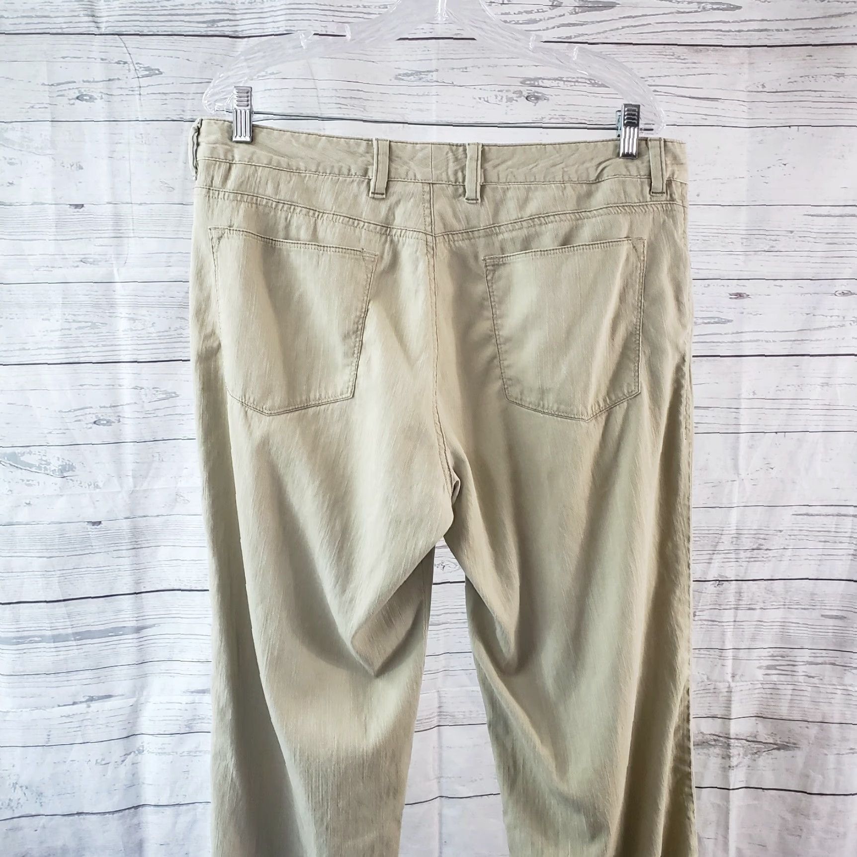 Tommy Bahama Tommy Bahama Mens Pants 35 Lyocell Blend Tan Brown Flat Front 32 Inseam Chino Casual Regular Size 35 Mens Size US 35 - 4 Thumbnail