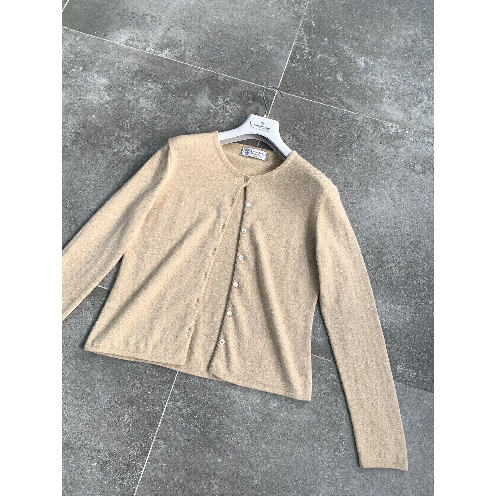 Brunello Cucinelli Women's BRUNELLO CUCINELLI CASHMERE Cardigan Sweater SZ S-M Size M / US 6-8 / IT 42-44 - 2 Thumbnail