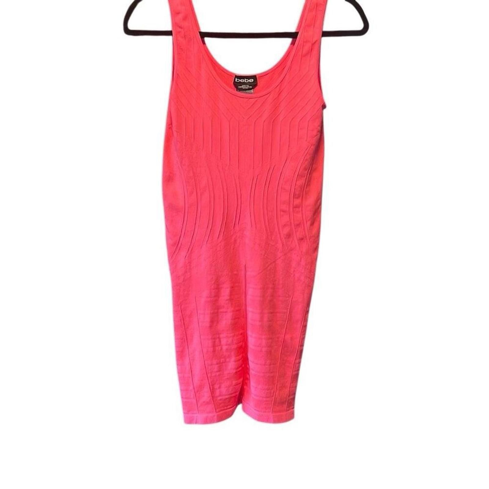 United Colors Of Benetton Bebe body con dress hot pink m/l Size L / US 10 / IT 46 - 1 Thumbnail