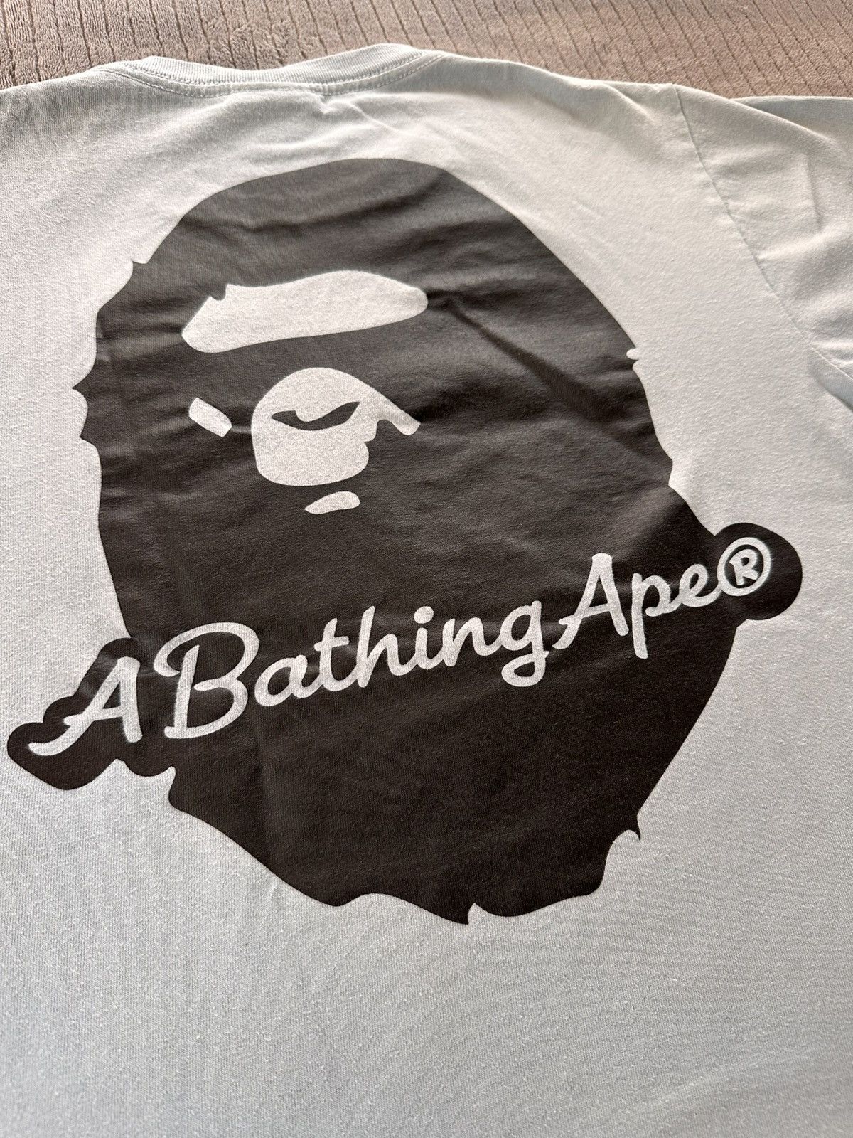 Bape Bape T-shirt Light Blue Bathing Ape Head Size Small Size US S / EU 44-46 / 1 - 4 Thumbnail