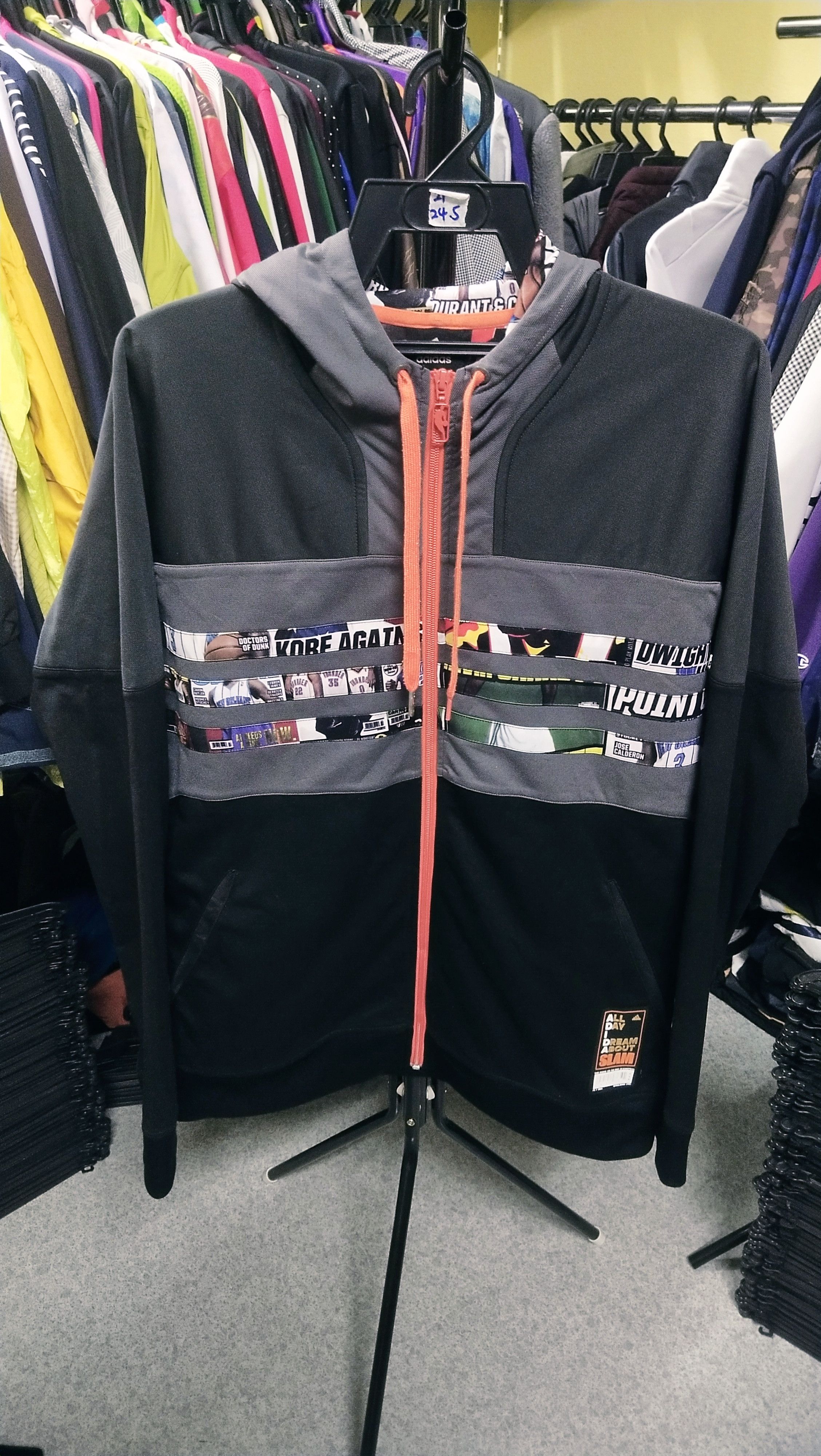 Adidas × NBA 🔥 Rare Adidas NBA SLAM Hoodie Size US L / EU 52-54 / 3 - 1 Thumbnail