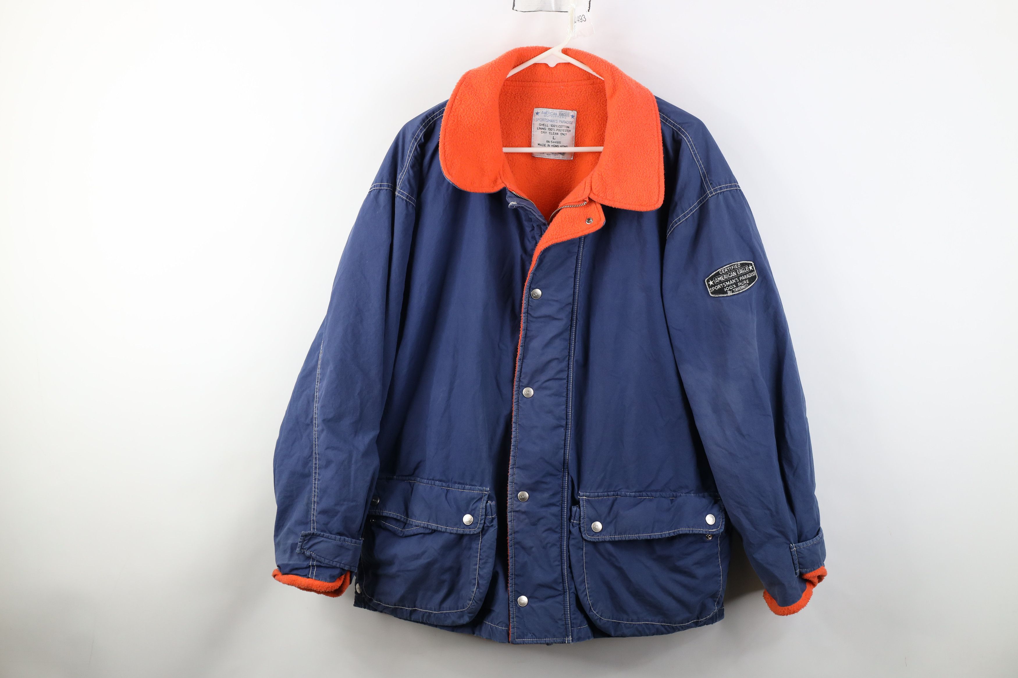 American Eagle Outfitters Vintage 90s American Eagle Outfitters Lined Chore Jacket Size US L / EU 52-54 / 3 - 1 Thumbnail
