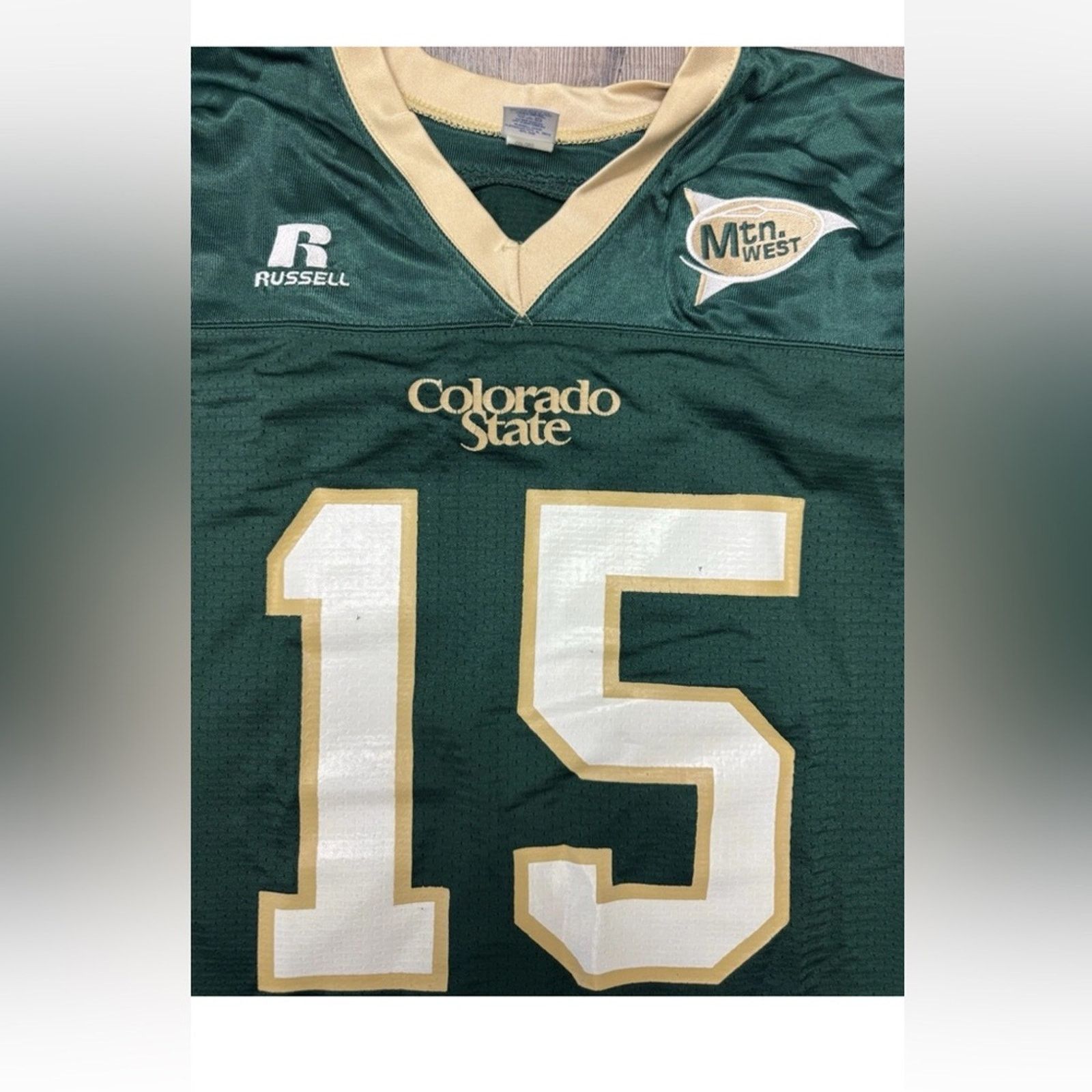 Russell Athletic Game Worn #15 Billy Farris Colorado State Rams Jersey Size US L / EU 52-54 / 3 - 5 Thumbnail